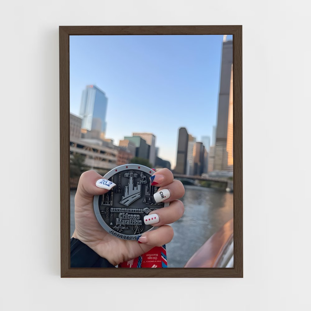 Poster Médaille de Chicago – affiche Athlétisme (vue 5)